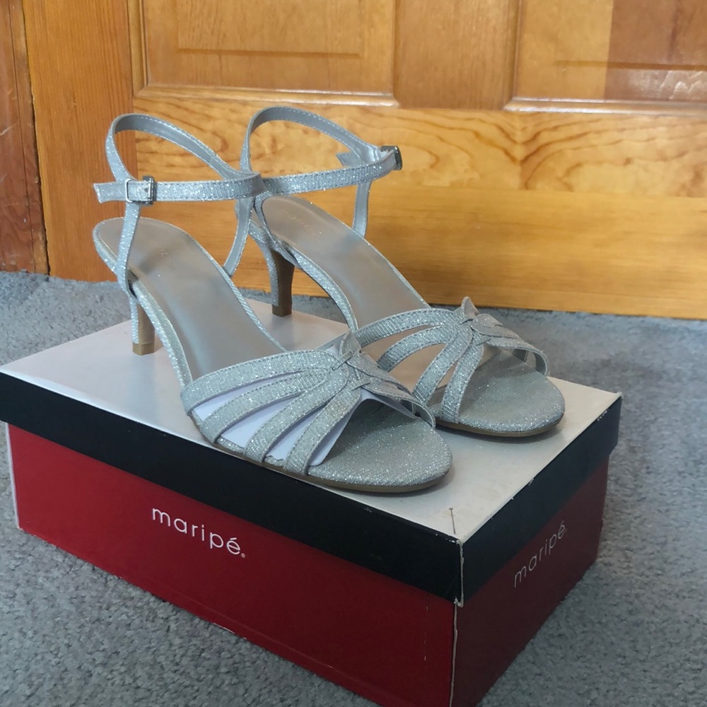 Maripé Silver Heels